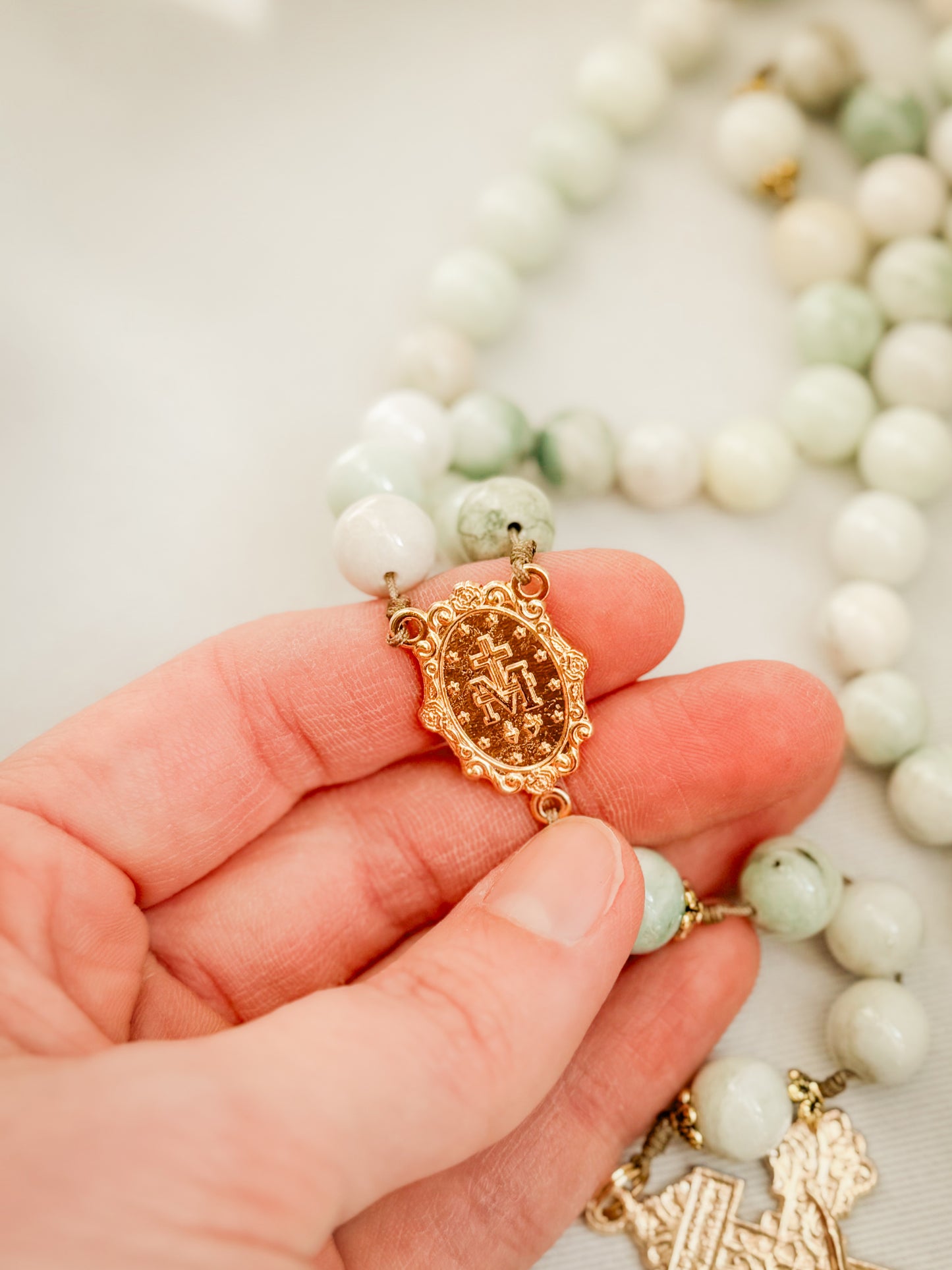 Sage Green Rosary