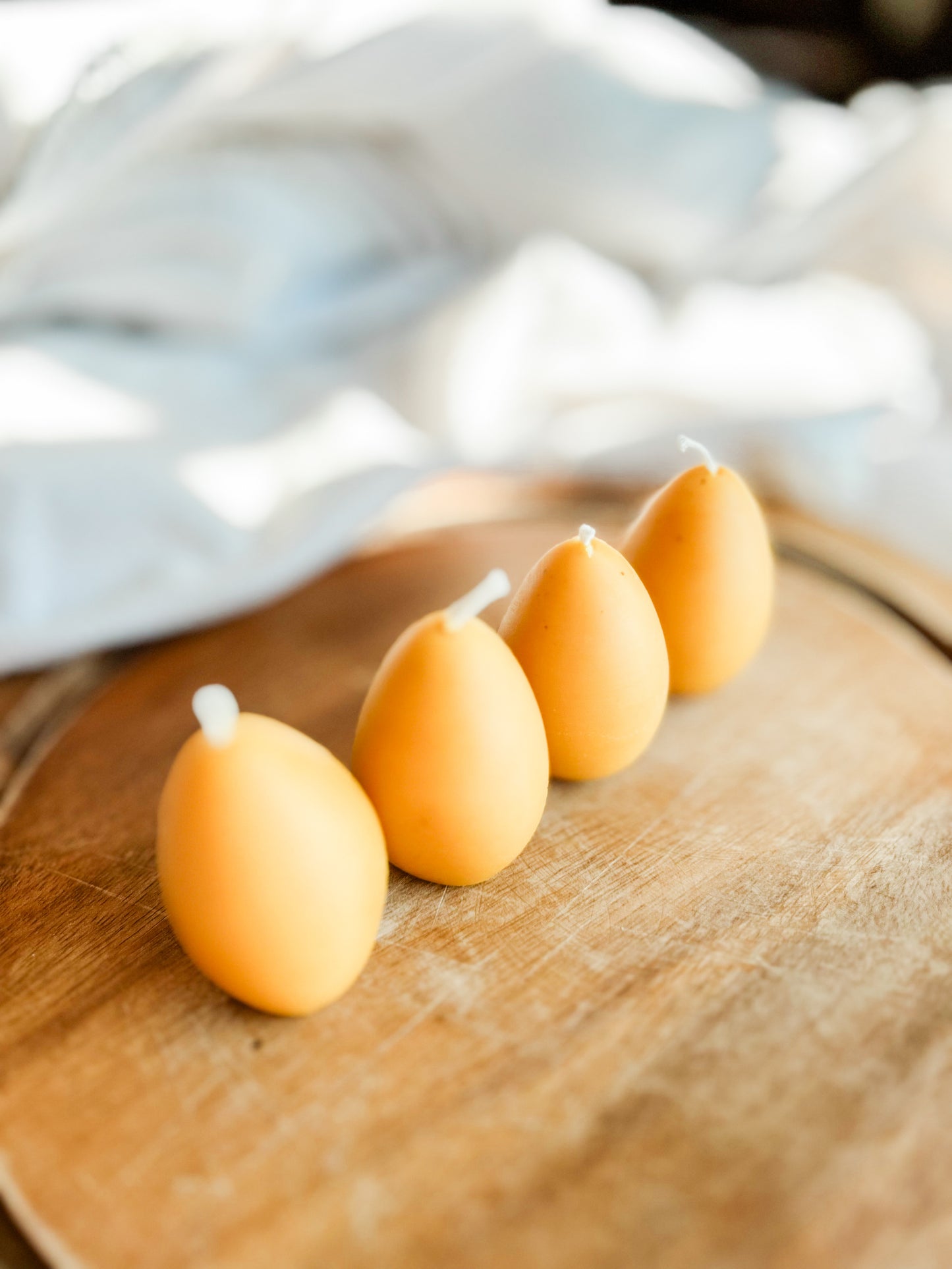 Beeswax Easter Egg Candles