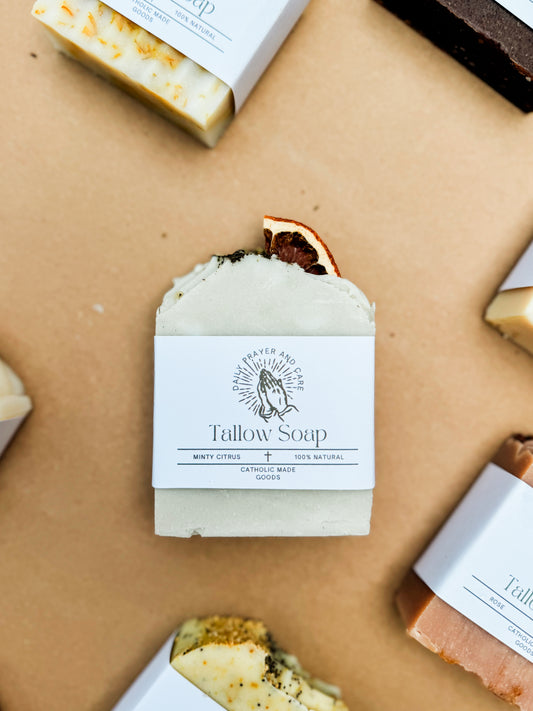 Tallow Soap - Citrus Mint