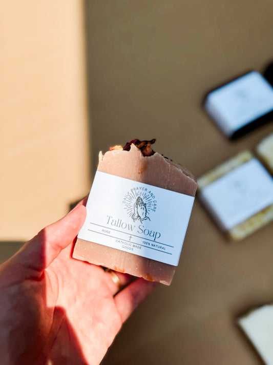Tallow Soap - Rose