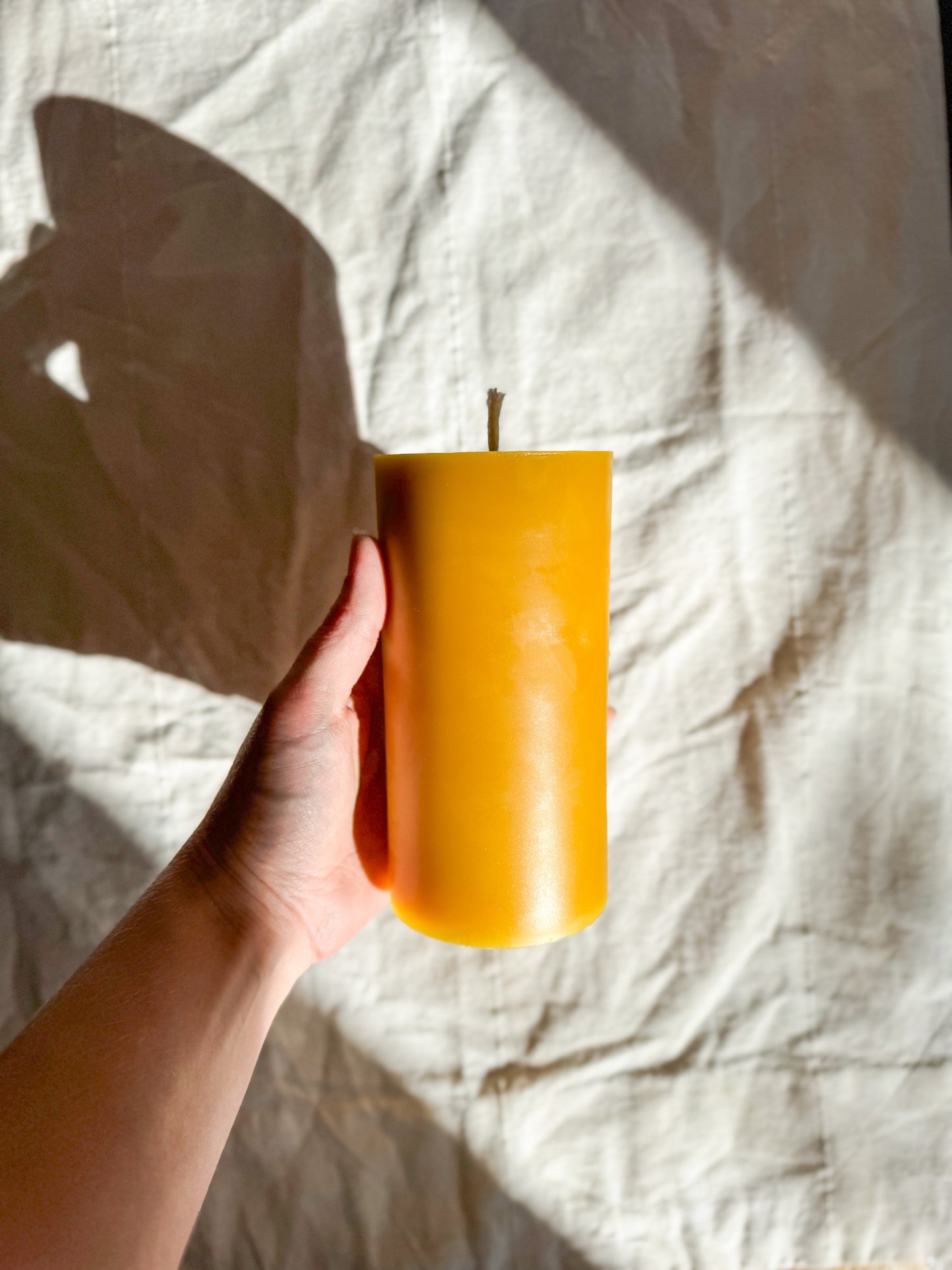 Beeswax Pillar Candle (600 grams)