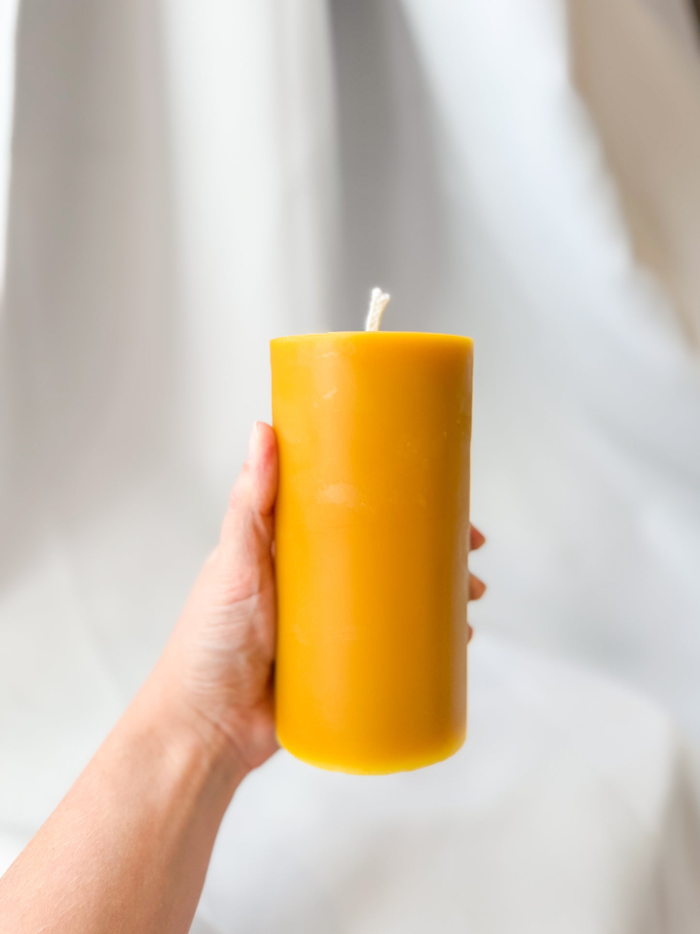 Beeswax Pillar Candle (600 grams)