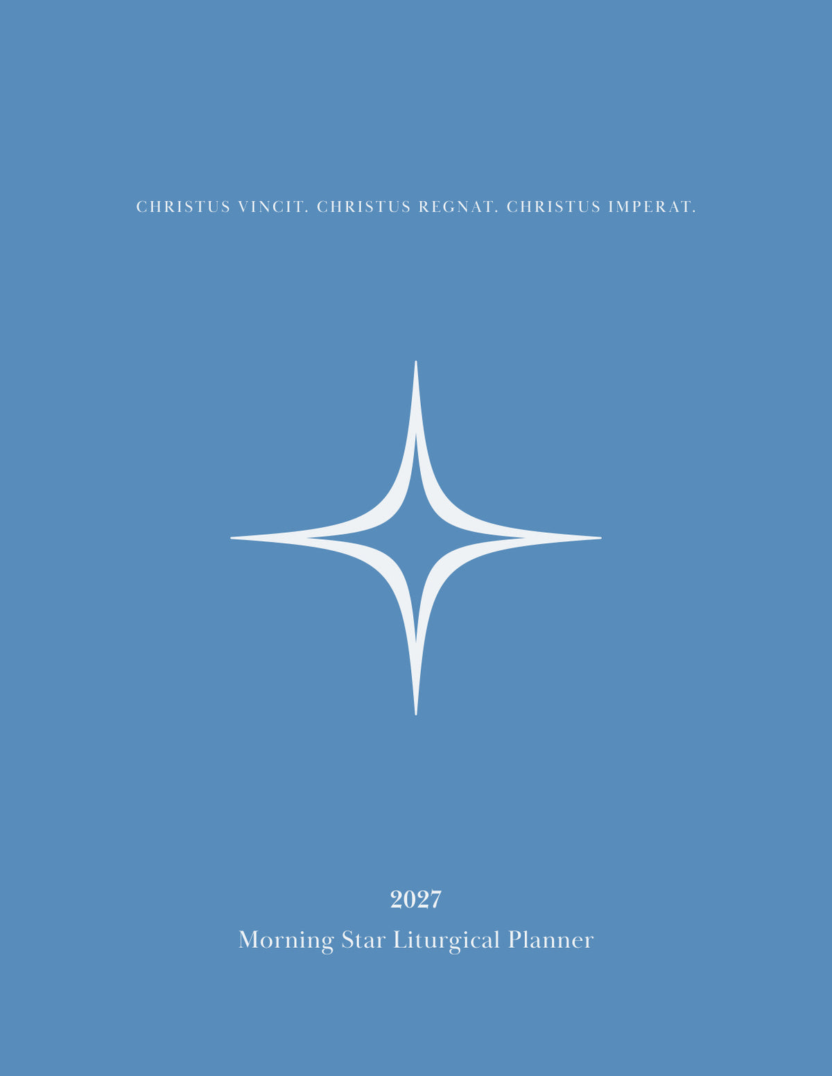 2027 Traditional Catholic Planner digital PDF cover